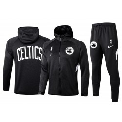 Boston Celtics Nike 2019/20 Showtime Full-Zip Therma Flex Performance Hoodie