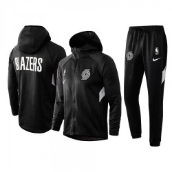 Portland Trail Blazers Nike 2019/20 Showtime Full-Zip Therma Flex Performance Hoodie