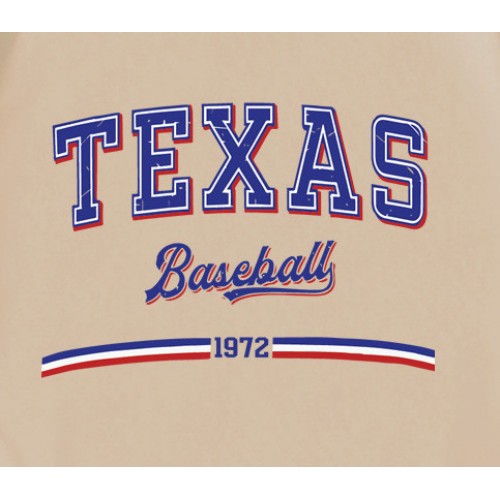 Vintage Texas Baseball 1972 MLB Team T-Shirt Vintage Texas Baseball 1972 MLB Team T-Shirt