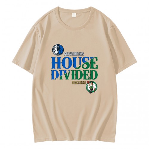 House Divided Boston Celtics vs Dallas Mavericks T-Shirt