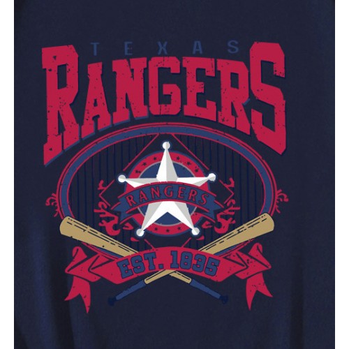 Vintage Texas Rangers Baseball Est 1835 T-Shirt