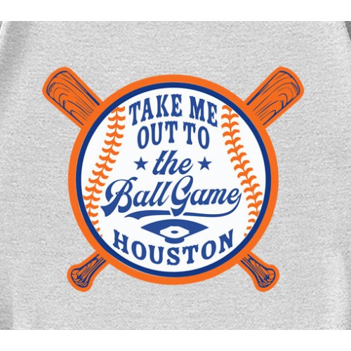 Take Me Out To The Ball Game Houston Astros T-Shirt