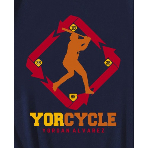 Yorcycle Yordan Alvarez Houston Astros Player T-Shirt