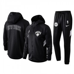 New York Knicks Nike 2019/20 Showtime Full-Zip Therma Flex Performance Hoodie