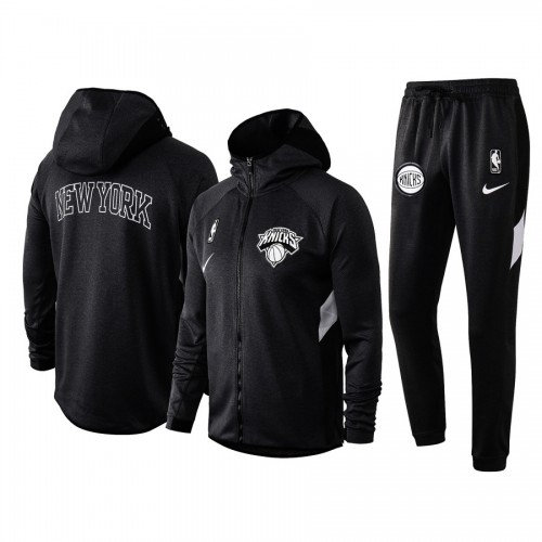 New York Knicks Nike 2019/20 Showtime Full-Zip Therma Flex Performance Hoodie New York Knicks Nike 2019/20 Showtime Full-Zip Therma Flex Performance Hoodie