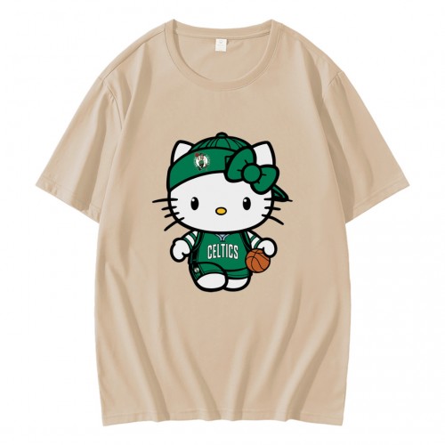 Hello Kitty Boston Celtics NBA Basketball T-Shirt