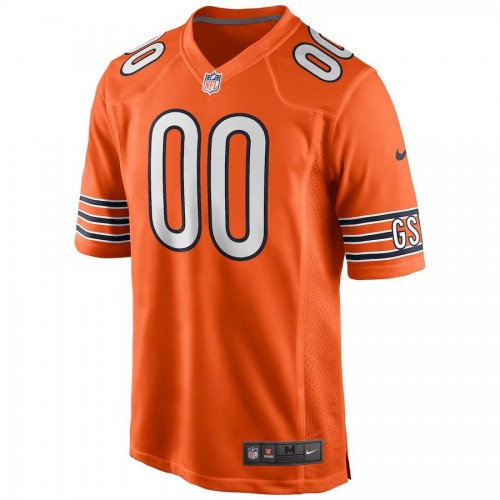 Chicago Bears Nike Custom Youth Vapor Limited Jersey - Orange