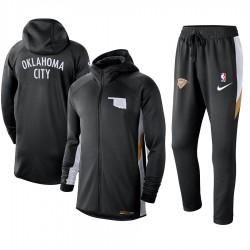Oklahoma City Thunder Nike 2019/20 Showtime Full-Zip Therma Flex Performance Hoodie