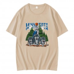 Minnesota Timberwolves Skeleton Basketball T-Shirt