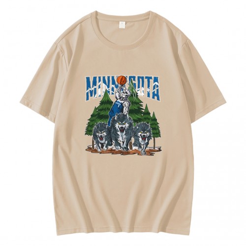 Minnesota Timberwolves Skeleton Basketball T-Shirt