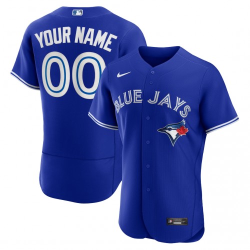 Toronto Blue Jays Nike Alternate Authentic Custom Jersey - Royal Toronto Blue Jays Nike Alternate Authentic Custom Jersey - Royal