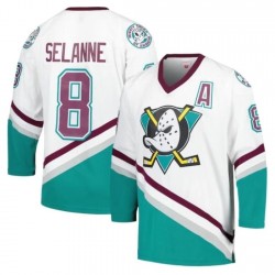 Anaheim Ducks Teemu Selanne 1996/97 Power Play Jersey White