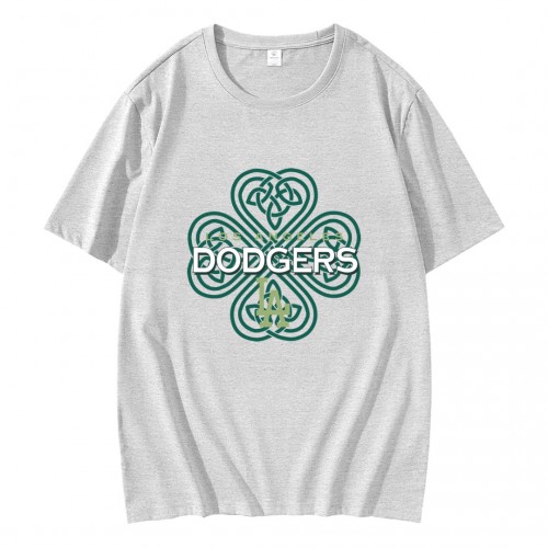 Los Angeles Dodgers Fanatics Kelly Green Celtic Luck T-Shirt