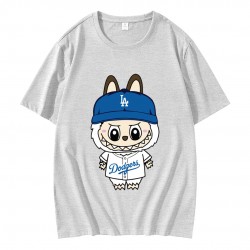 Funny Doll Labubu Los Angeles Dodgers Baseball T-Shirt Funny Doll Labubu Los Angeles Dodgers Baseball T-Shirt