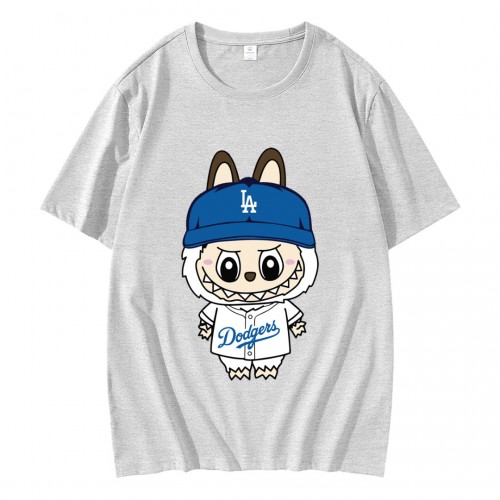 Funny Doll Labubu Los Angeles Dodgers Baseball T-Shirt Funny Doll Labubu Los Angeles Dodgers Baseball T-Shirt