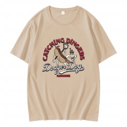 MLB x Flavortown Catching Dingers Dodgers Dog T-Shirt MLB x Flavortown Catching Dingers Dodgers Dog T-Shirt