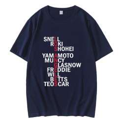 Los Angeles Dodgers Baseball Player Names 2025 T-Shirt Los Angeles Dodgers Baseball Player Names 2025 T-Shirt