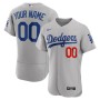 Los Angeles Dodgers Nike Home Custom Pick-A-Player Retired Roster Authentic Jersey - Gray