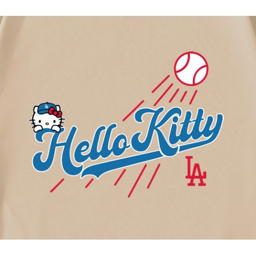 Retro Hello Kitty Dodgers Baseball T-Shirt