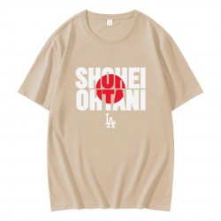 MLB Shohei Ohtani Los Angeles Dodgers Player T-Shirt MLB Shohei Ohtani Los Angeles Dodgers Player T-Shirt