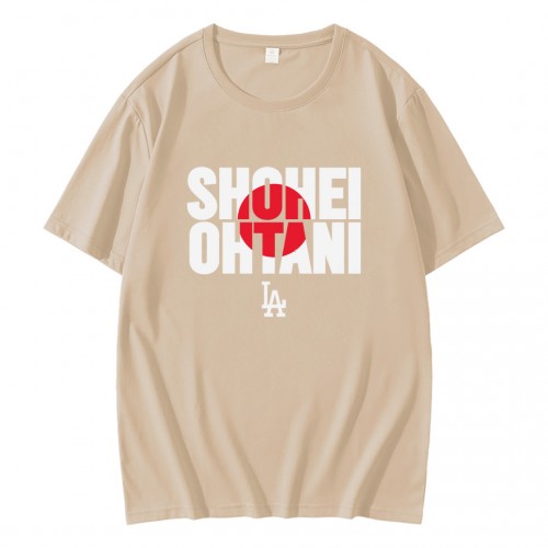 MLB Shohei Ohtani Los Angeles Dodgers Player T-Shirt MLB Shohei Ohtani Los Angeles Dodgers Player T-Shirt