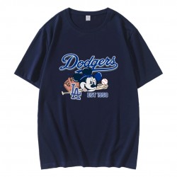 LA Dodgers Est 1958 Mickey Baseball T-Shirt LA Dodgers Est 1958 Mickey Baseball T-Shirt