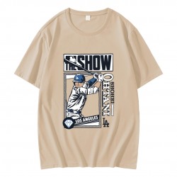 Retro The Show Shohei Ohtani Mlb Los Angeles Dodgers T-Shirt Retro The Show Shohei Ohtani Mlb Los Angeles Dodgers T-Shirt