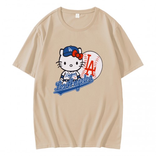 Funny Hello Kitty LA Dodgers Baseball T-Shirt Funny Hello Kitty LA Dodgers Baseball T-Shirt