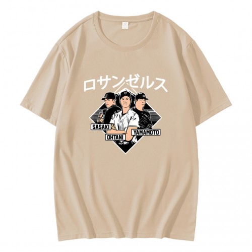 Los Angeles Dodgers Ohtani Yamamoto Sasaki T-Shirt Los Angeles Dodgers Ohtani Yamamoto Sasaki T-Shirt