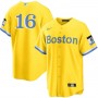 Jarren Duran Boston Red Sox Nike City Connect Replica Player Jersey - Gold