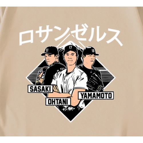 Los Angeles Dodgers Ohtani Yamamoto Sasaki T-Shirt Los Angeles Dodgers Ohtani Yamamoto Sasaki T-Shirt