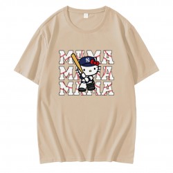 Hello Kitty Mama NY Yankees Baseball T-Shirt