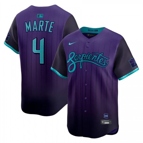 Ketel Marte Arizona Diamondbacks Nike 2025 City Connect Limited Player Jersey - Purple Ketel Marte Arizona Diamondbacks Nike 2025 City Connect Limited Player Jersey - Purple