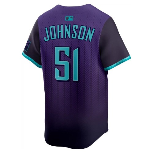 Randy Johnson Arizona Diamondbacks Nike 2025 City Connect Limited Player Jersey - Purple