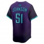 Randy Johnson Arizona Diamondbacks Nike 2025 City Connect Limited Player Jersey - Purple