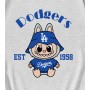 Labubu Los Angeles Dodgers Softball EST 1958 T-Shirt