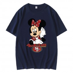 Minnie Mouse San Francisco 49ers Football T-Shirt