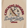 MLB x Flavortown Catching Dingers Dodgers Dog T-Shirt MLB x Flavortown Catching Dingers Dodgers Dog T-Shirt