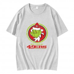 Grinch I Hate People But I Love My 49ers T-Shirt