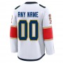 Florida Panthers Away Authentic Custom Jersey - White