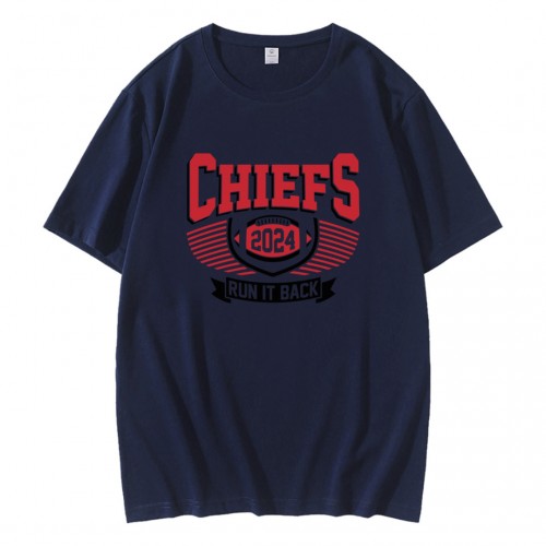 Football Chiefs 2024 Run It Back T-Shirt Football Chiefs 2024 Run It Back T-Shirt