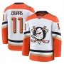 Anaheim Ducks Trevor Zegras Orange White Away Premium Jersey Anaheim Ducks Trevor Zegras Orange White Away Premium Jersey