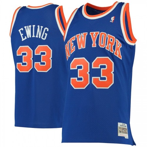Patrick Ewing New York Knicks 1991/92 Hardwood Classics Swingman Jersey - Blue Patrick Ewing New York Knicks 1991/92 Hardwood Classics Swingman Jersey - Blue