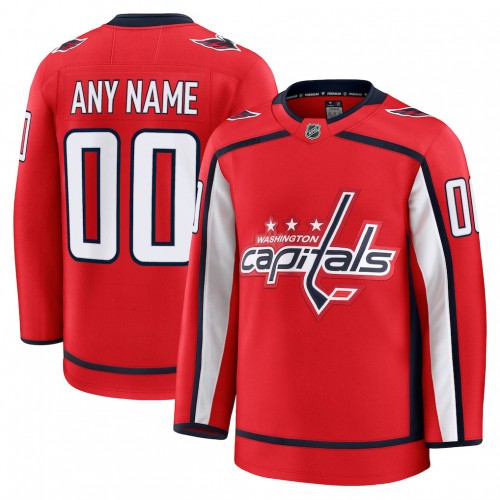 Washington Capitals Home Premium Custom Jersey - Red Washington Capitals Home Premium Custom Jersey - Red