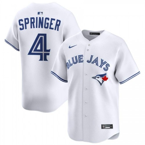 George Springer Toronto Blue Jays Nike Home Replica Player Jersey - White George Springer Toronto Blue Jays Nike Home Replica Player Jersey - White
