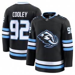 Men's Utah Mammoth Logan Cooley Black Home Premium Player Jersey Men's Utah Mammoth Logan Cooley Black Home Premium Player Jersey