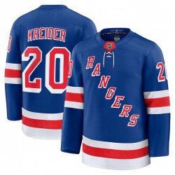 Men's New York Rangers Chris Kreider Blue Home Premium Jersey Men's New York Rangers Chris Kreider Blue Home Premium Jersey