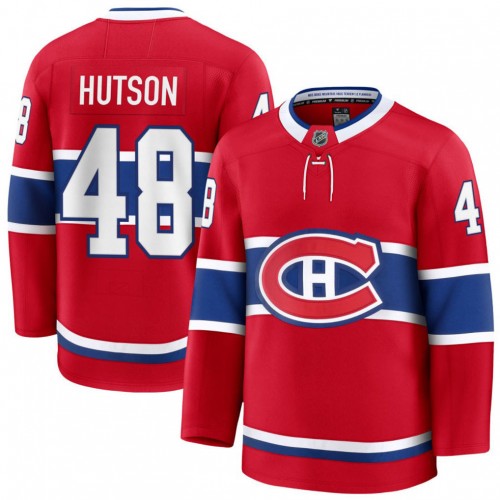 Lane Hutson Montreal Canadiens Home Premium Jersey - Red Lane Hutson Montreal Canadiens Home Premium Jersey - Red