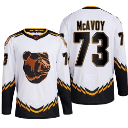 Charlie McAvoy Boston Bruins White Reverse Retro Premium Jersey