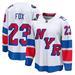 Men's New York Rangers Adam Fox White 2024 NHL Stadium Series Breakaway Premium Jersey Men's New York Rangers Adam Fox White 2024 NHL Stadium Series Breakaway Premium Jersey